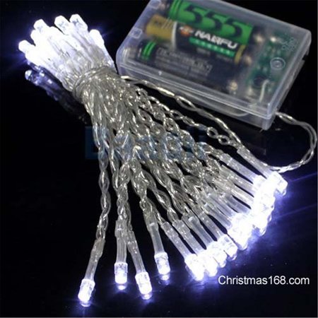 PERFECT HOLIDAY Battery Operated 30 LED String Light White 600013